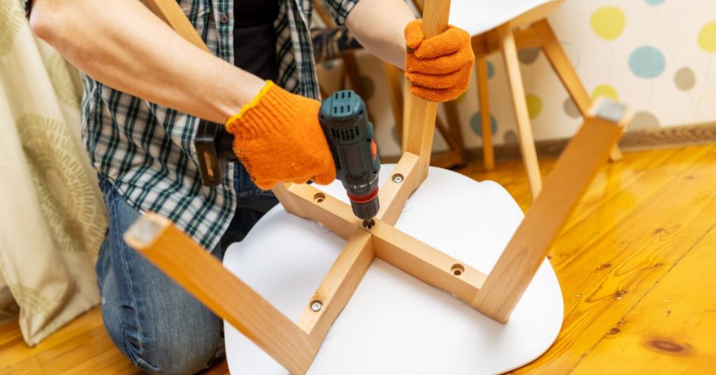 montagem de mesa e cadeiras em Indaiatuba